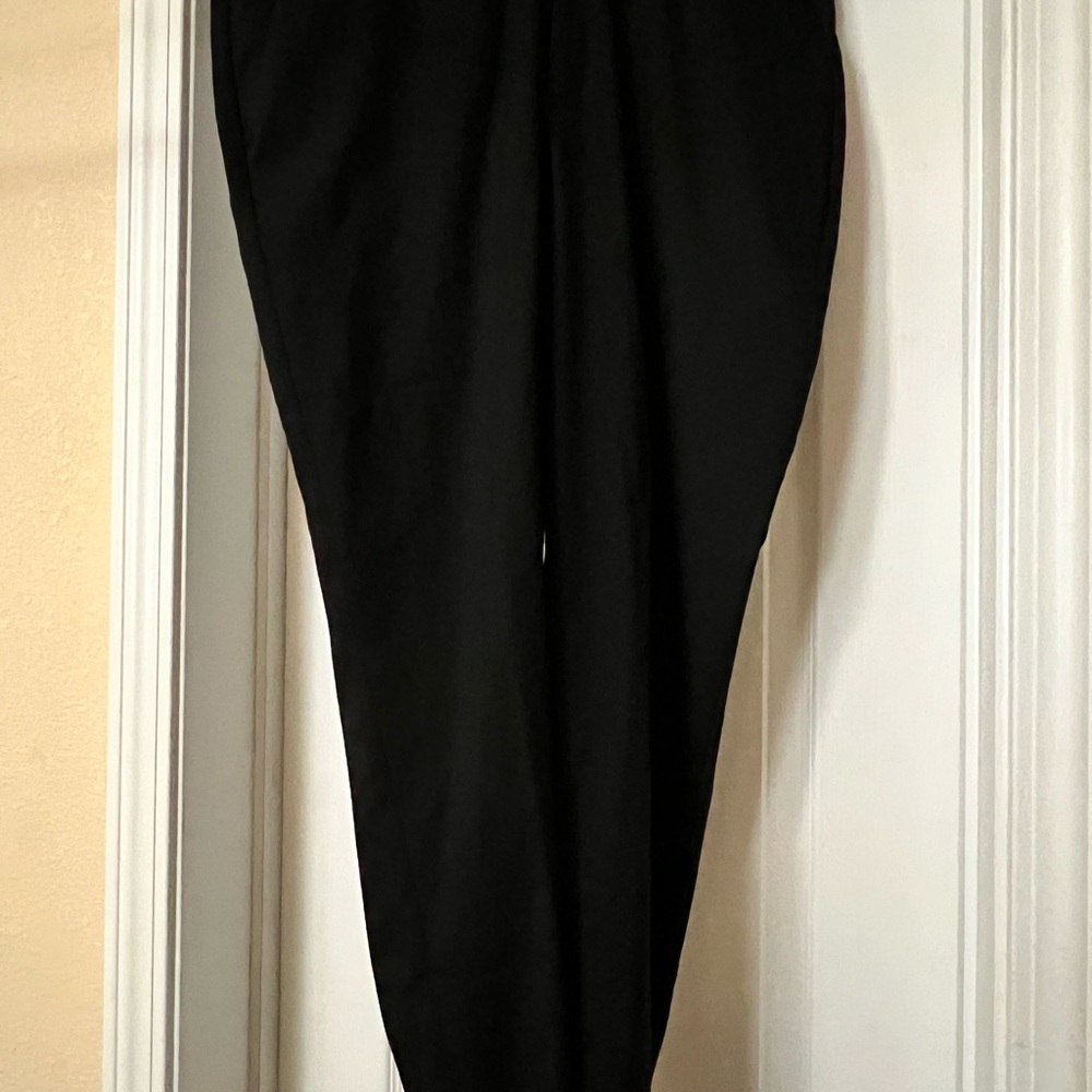 Banana Republic Black and Purple Trousers